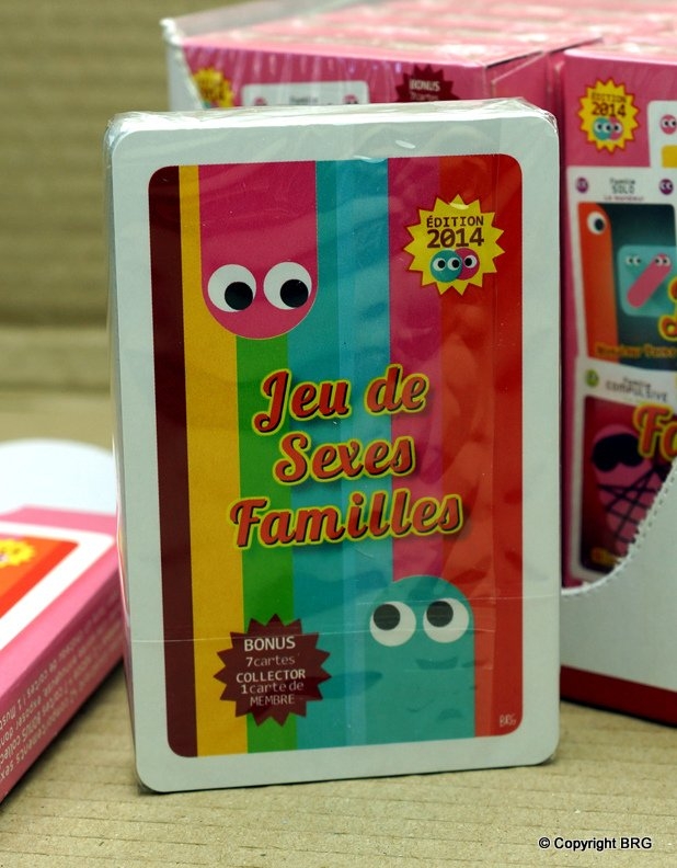 Le jeu de cartes des sexes familles